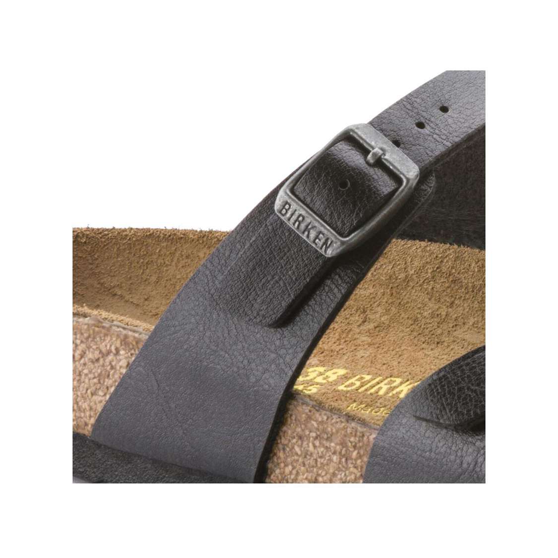 Birkenstock Mayari Birko-Flor Two Strap Sandals Black | Pgw7cAp2iHN