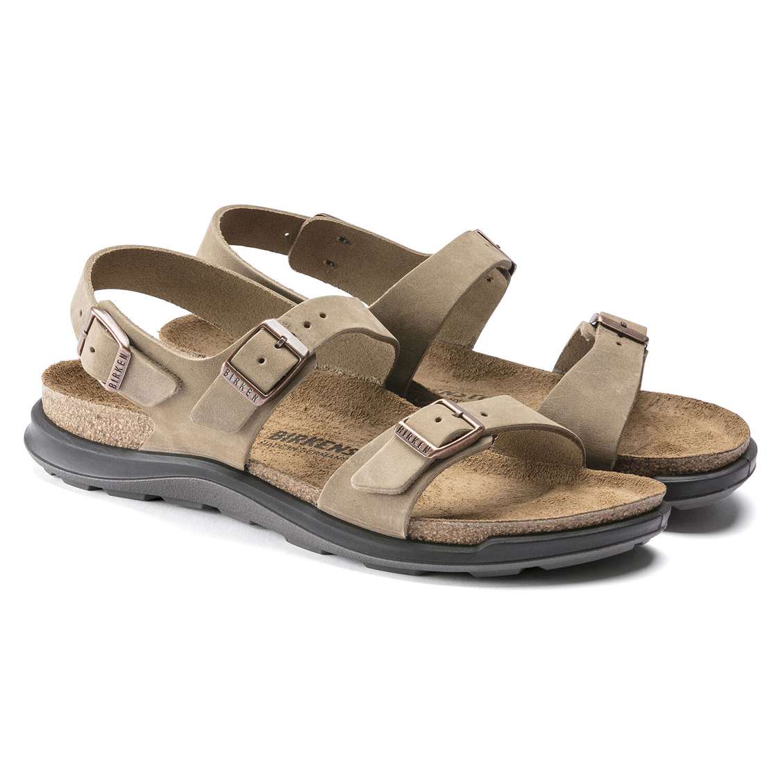 Birkenstock Sonora Oiled Leather Two Strap Sandals Brown | yIL2g3JW8RJ